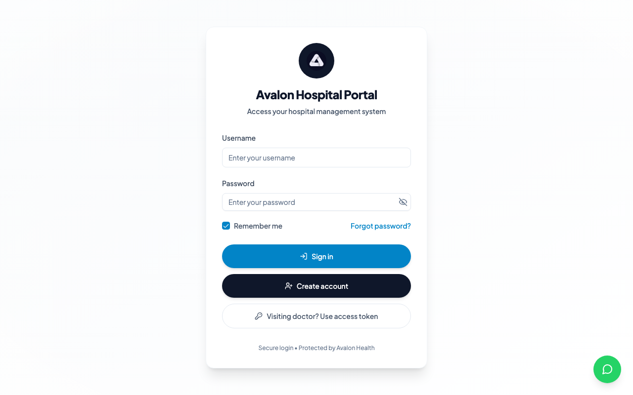 Open the Hospital Portal illustration
